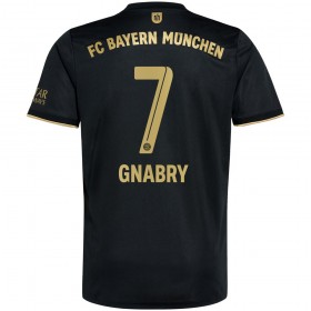 Fußballtrikots FC Bayern München Serge Gnabry 7 2021-2022 Kurzarm Auswärts-trikot kaufen
